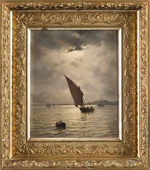 Oscar Kleineh, Sailing at Twilight.