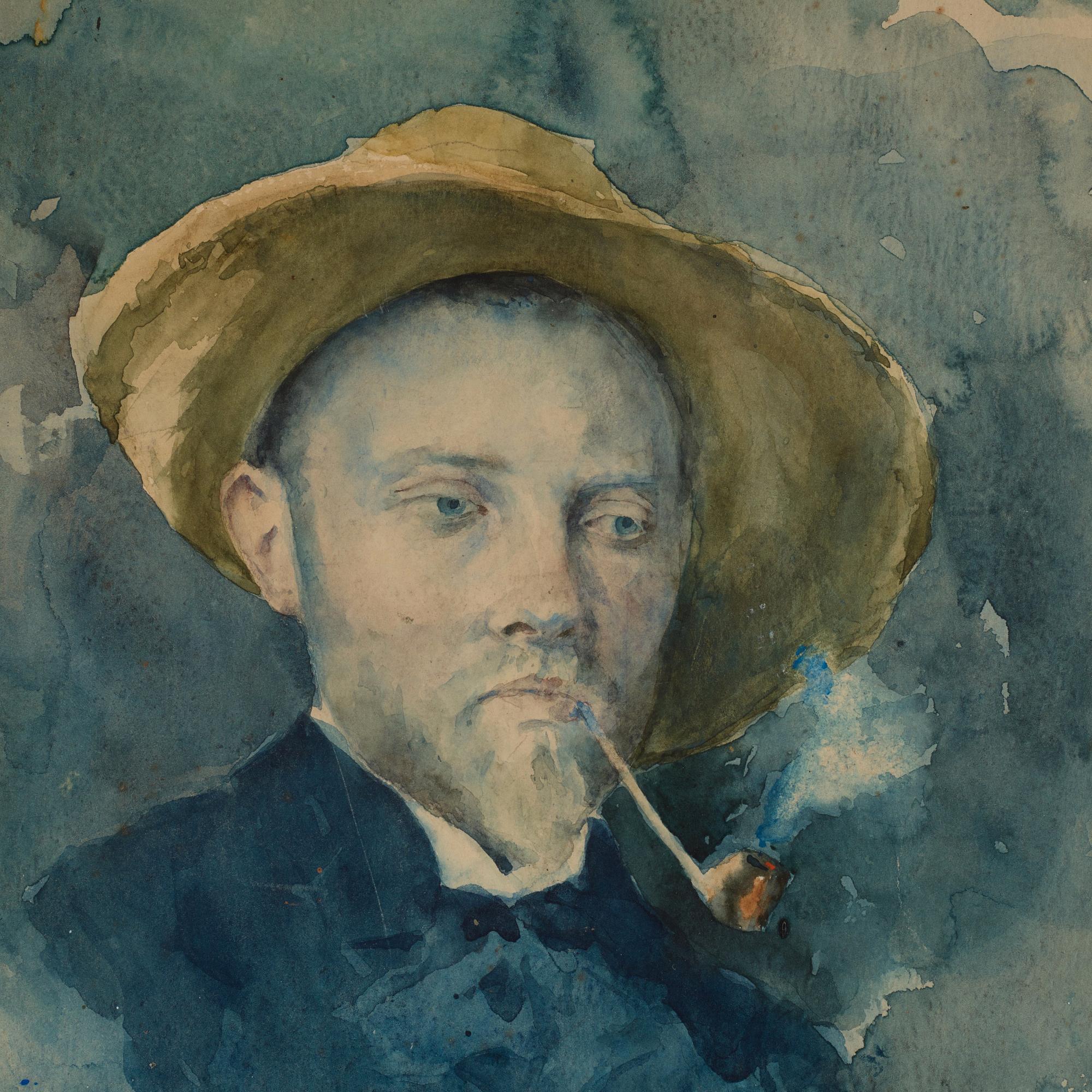 Allan Österlind, Portrait of the artist  Karl Nordström.