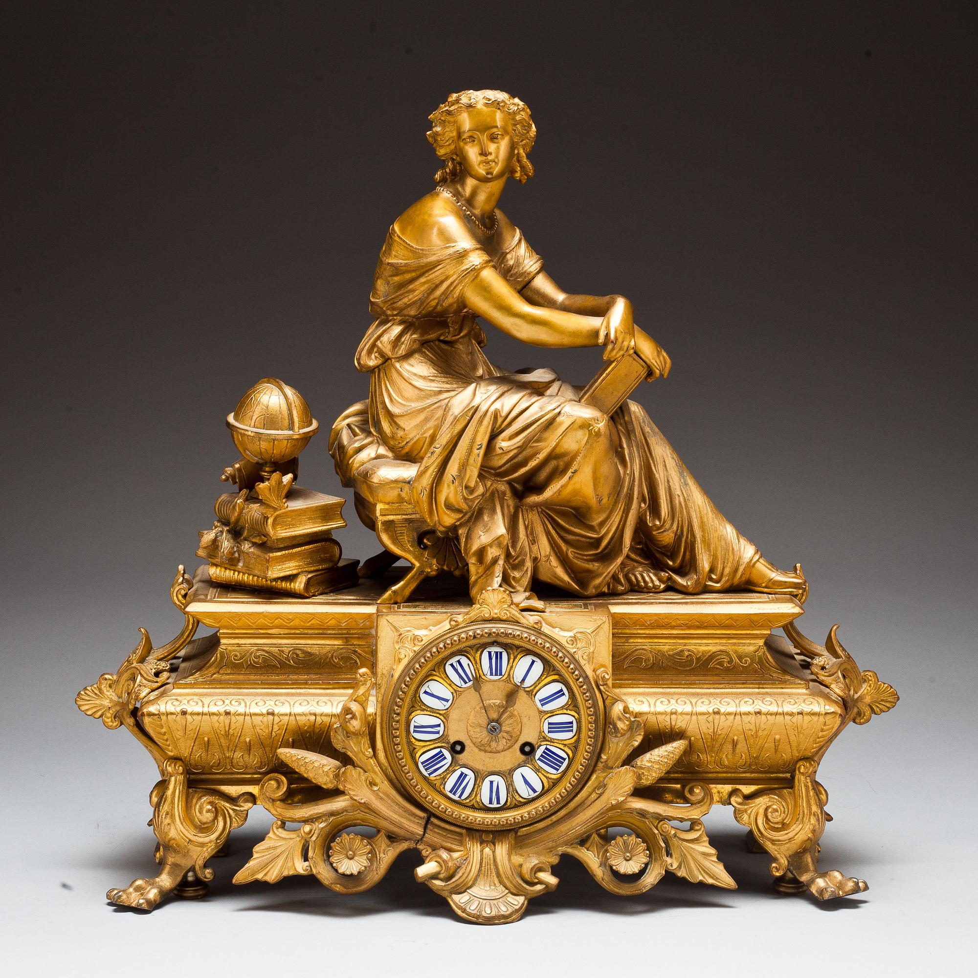 BORDSPENDYL, 1800-talets andra hälft. Frankrike.