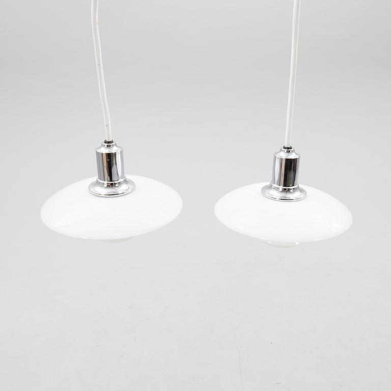 Poul Henningsen, ceiling lamps a pair "PH 2/1", Louis Poulsen, Denmark.