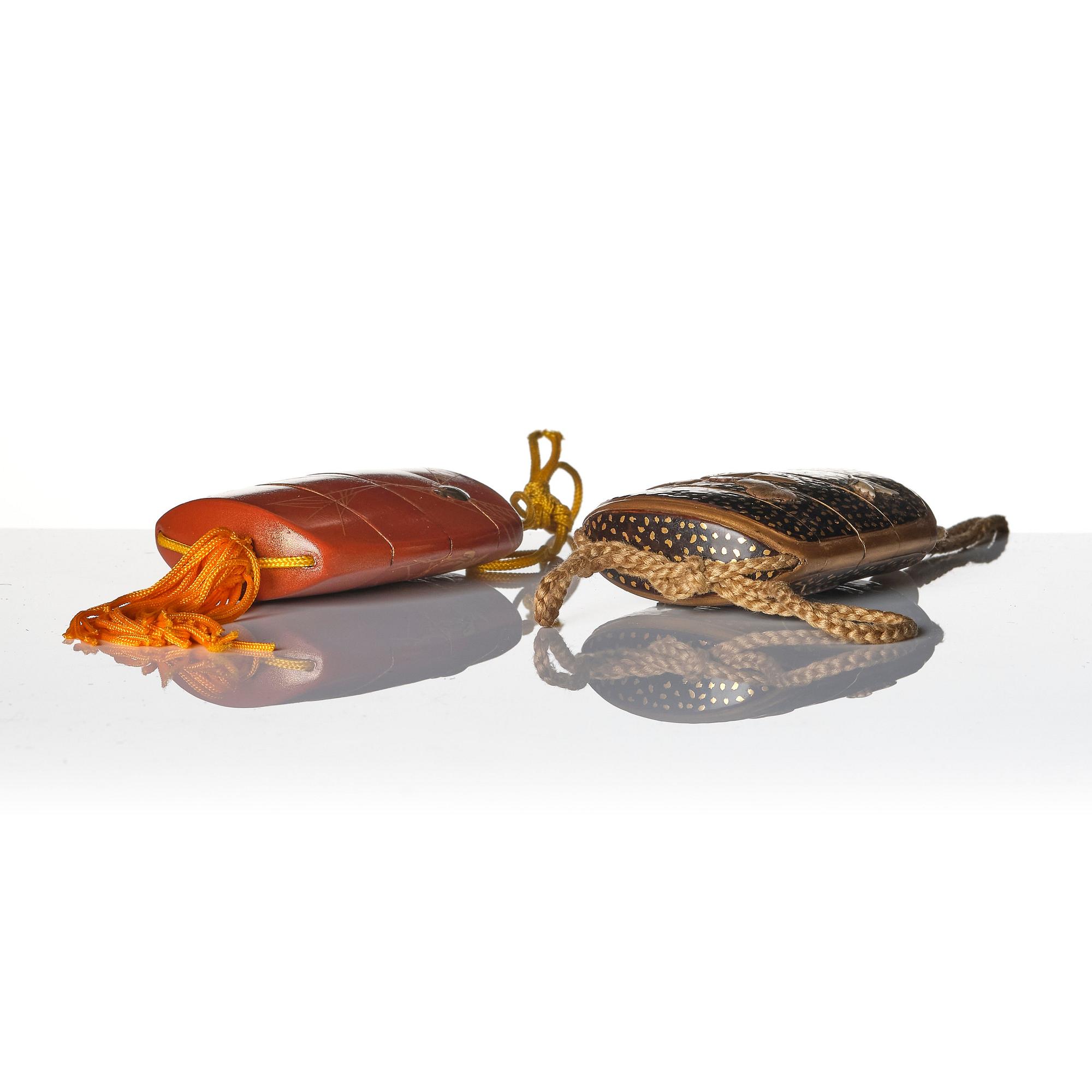 A set of two Japanse inros, Meiji period (1868-1912).