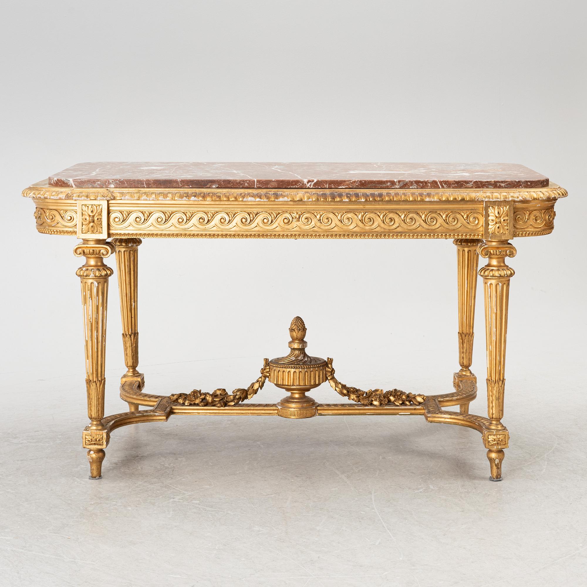 Salongsord, Louis XIV-stil, 1800-talets slut.