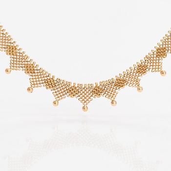 Halsband, 14K guld. Finska importstämplar.