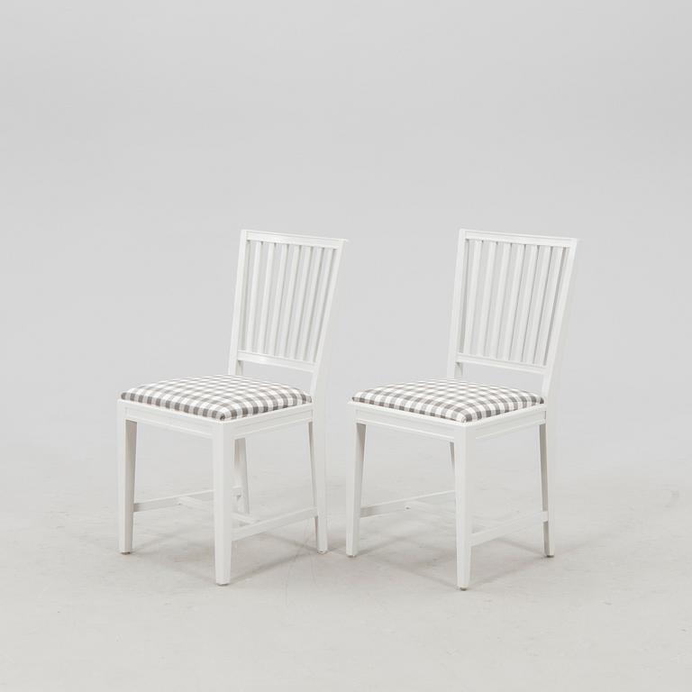 Chairs, 6 pieces "Leksand," late 20th century.