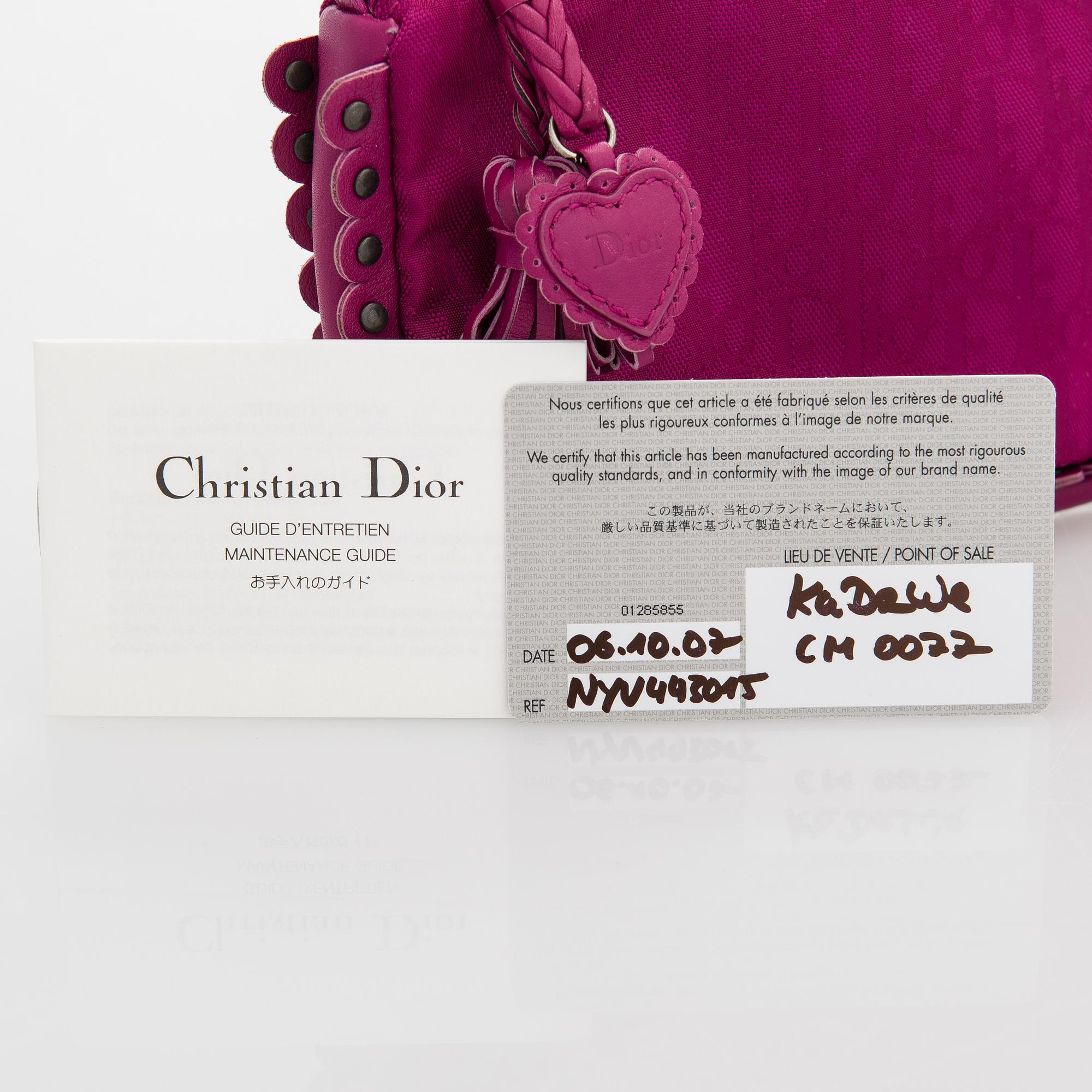 Christian Dior, handbag.