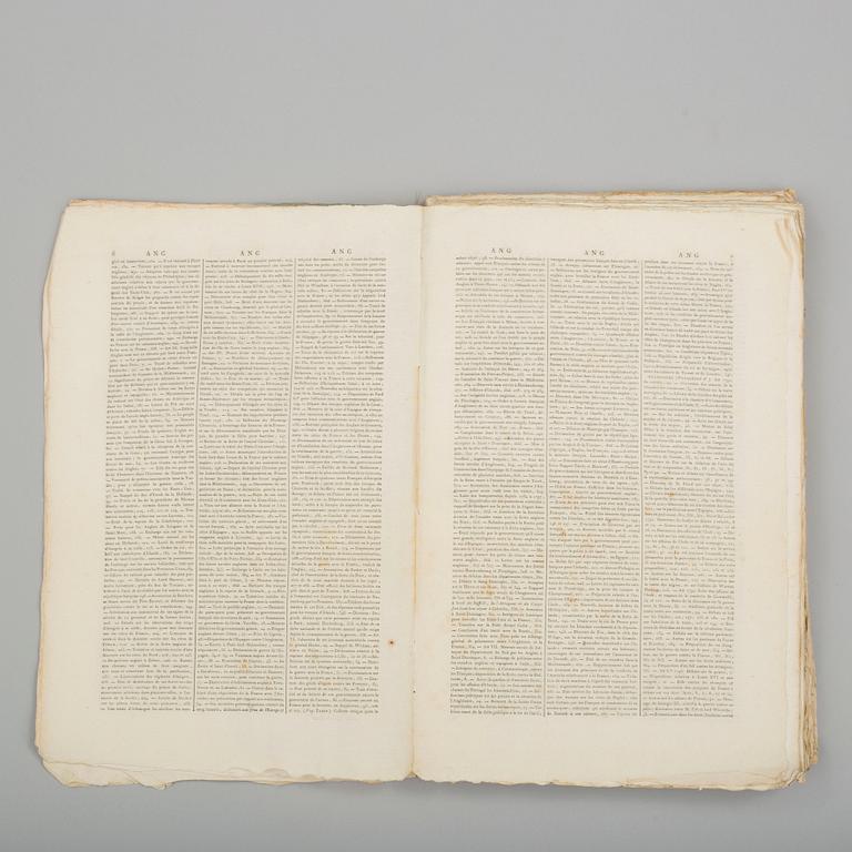 BÖCKER, två volymer med anknytning till Franska revolutionen (innehåller bl. a. ett porträtt av Bernadotte).