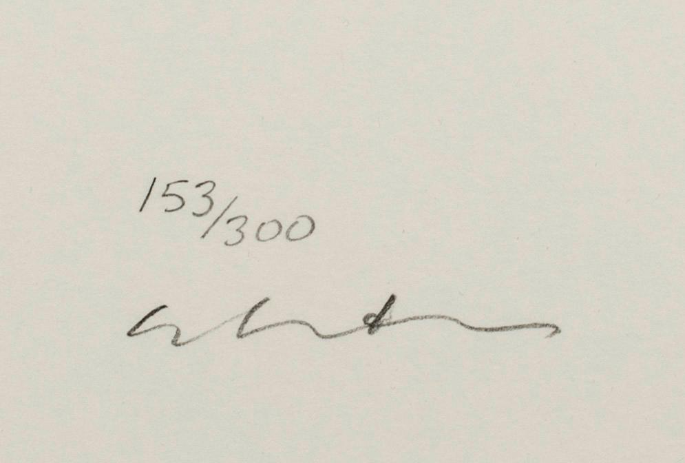 JOHN LENNON, serigraph stamped signature and signed by Yoko Ono and numbered 153/300.