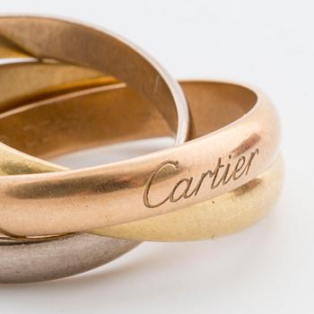 CARTIER, RING "Trinity", 18K guld.