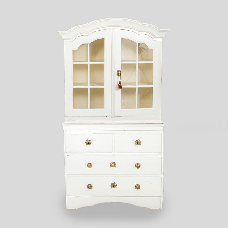 A Swedish Rococo cupboard, 18th century.