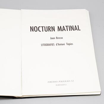 BOK/FOLDER, "Nocturn Matinal", Joan Brossa, signed by Antoni Tapies and Joan Brossa.