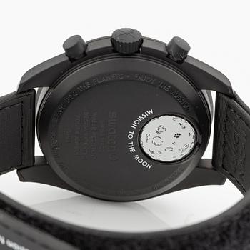 Omega/Swatch, MoonSwatch, Mission to the MoonPhase, "Snoopy", kronograf, armbandsur, 42 mm.