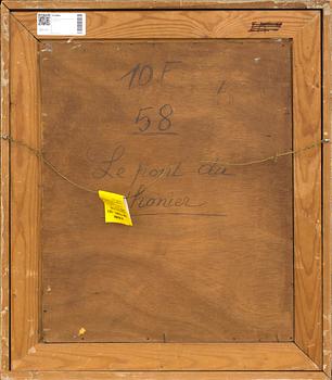 CHARLES KVAPIL, oil on panel signed.