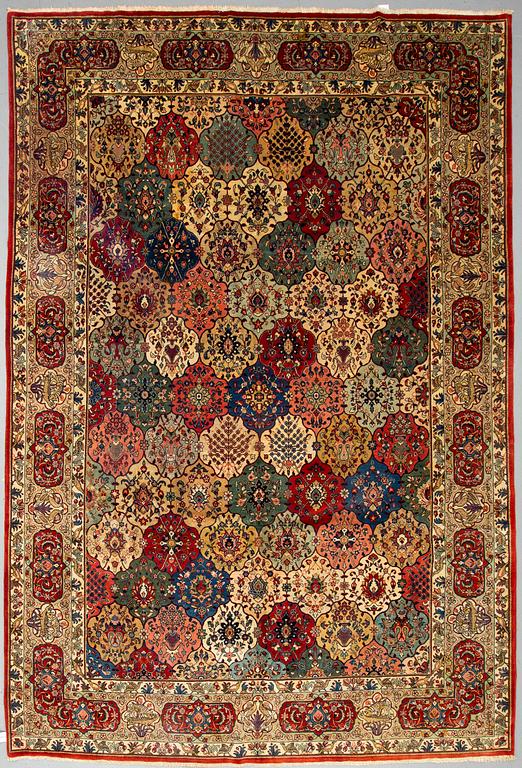 A CARPET Old, Tabriz probably 354 x 244 cm.