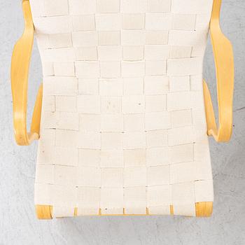 Bruno Mathsson, Armchairs, a pair, "Mina", Mathsson International AB, Värnamo, 1993 & 1996.
