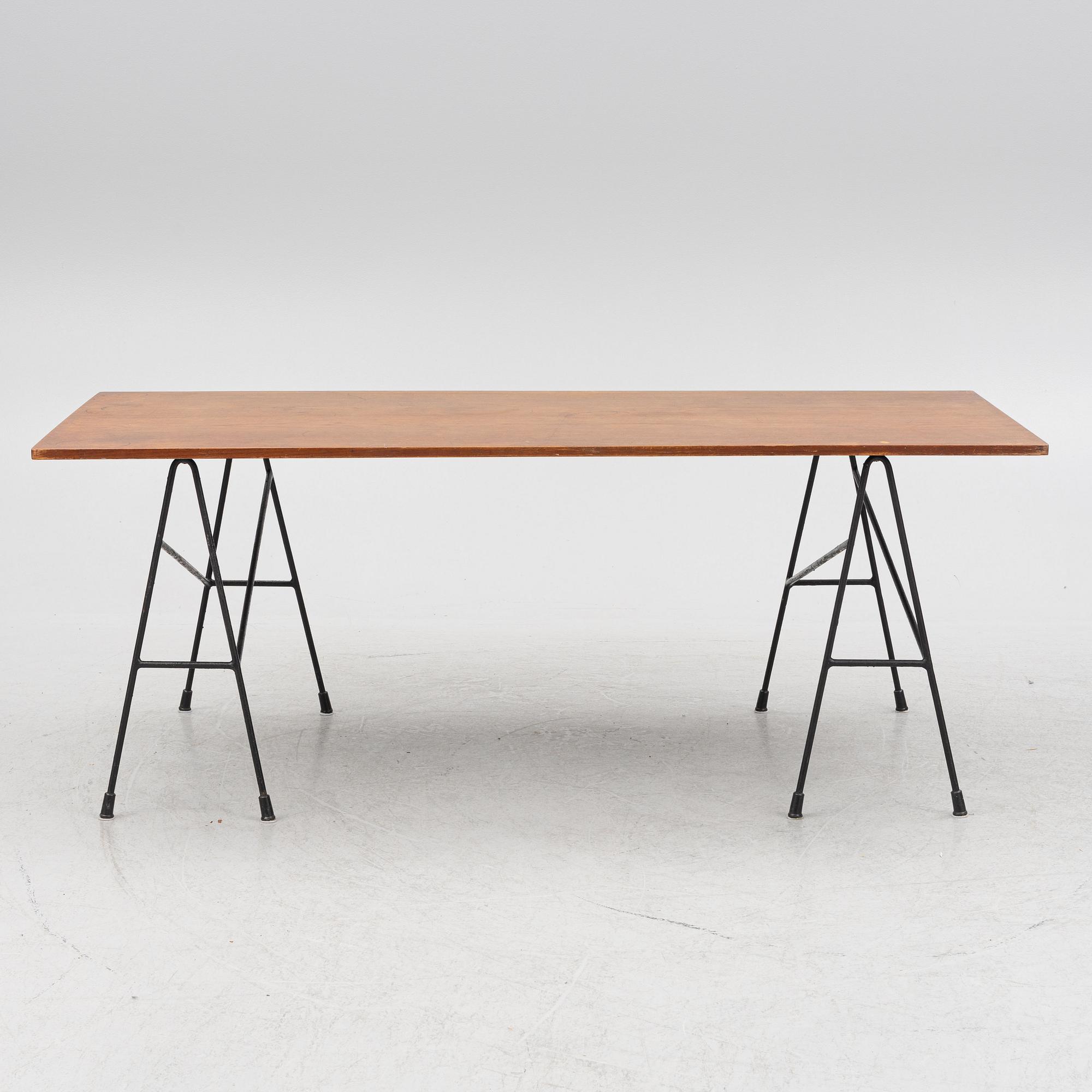 Trestle table, Nordiska Kompaniet, 1950s.