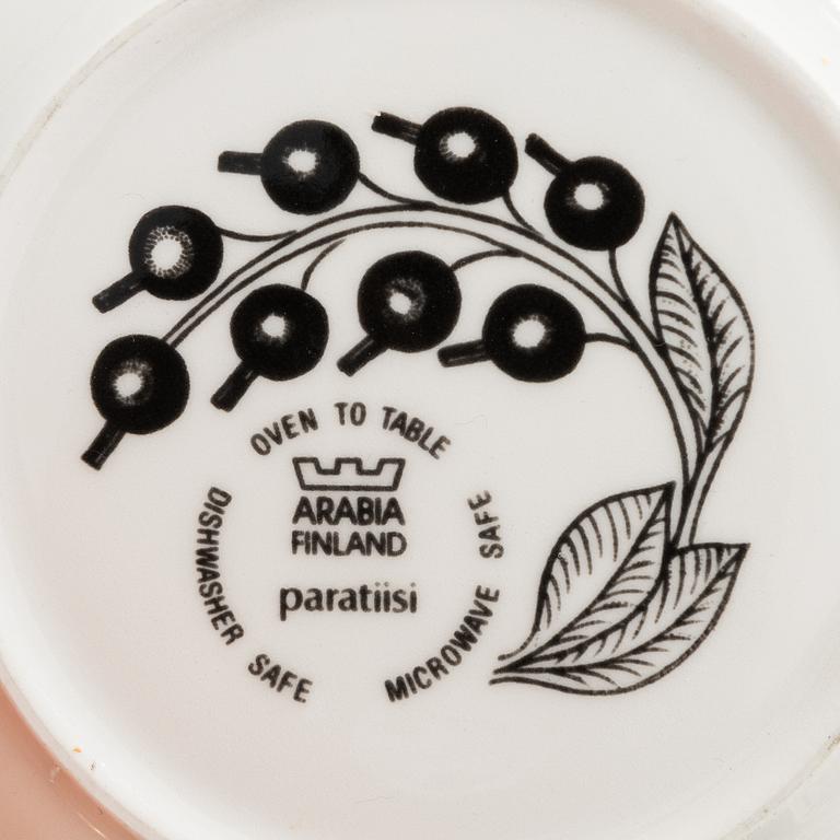 Birger Kaipiainen, serving dishes, 37 pcs, ceramics, "Paradise", Arabia, the later half of 20th century.