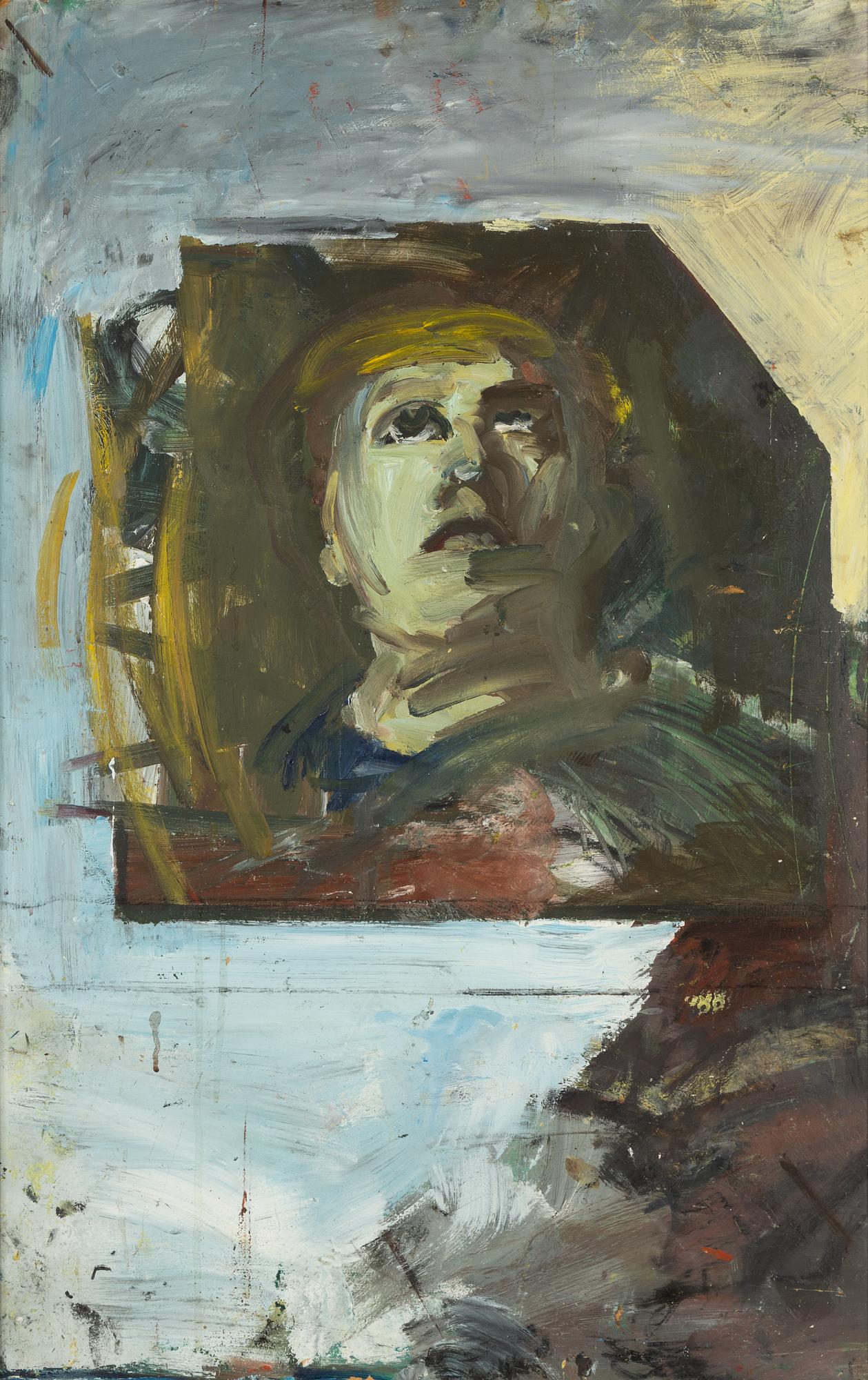 Jarl Ingvarsson, oil on papar-panel.