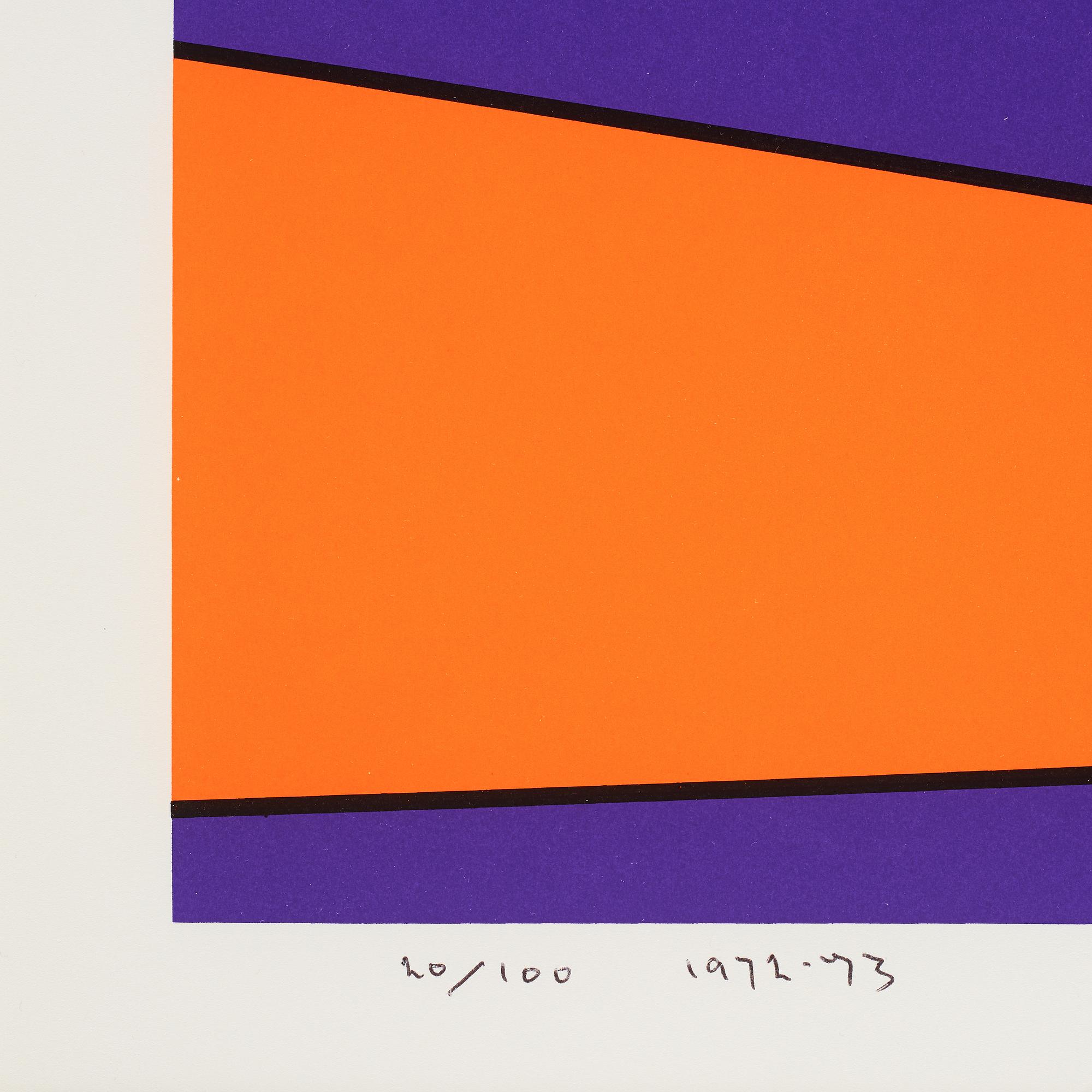 OLLE BAERTLING, silkscreen in colour, signed and numbered 20/100.