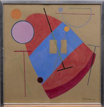 ERKKI HIENONEN, akavarell, signerad och daterad -67.