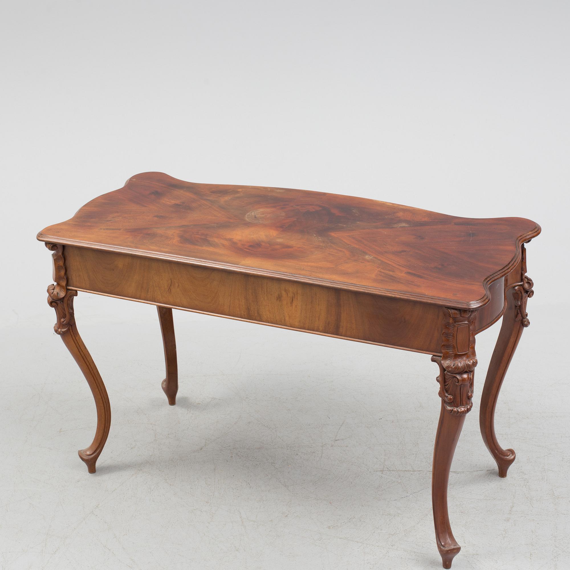 a neo rococo desk from the late 19th century.