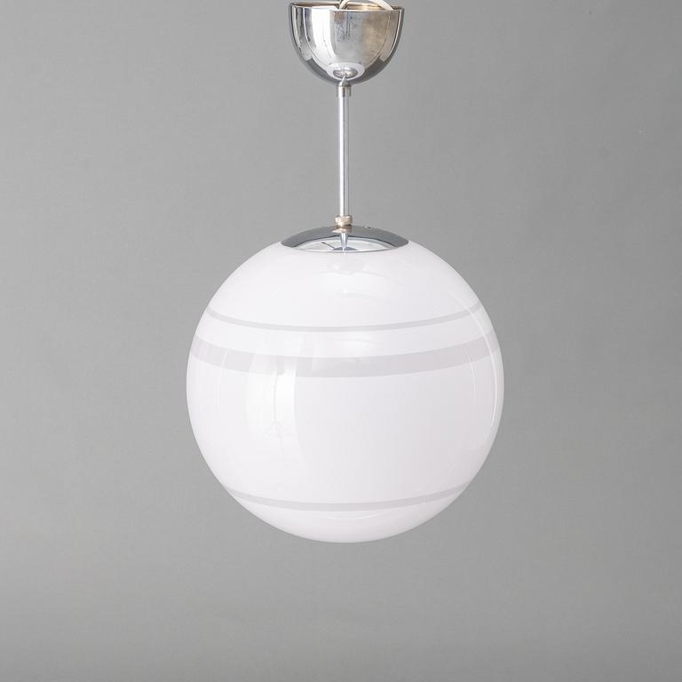 Harald Notini, a ceiling lamp model "10722", Arvid Böhlmarks Lampfabrik, Stockholm, 1930s.