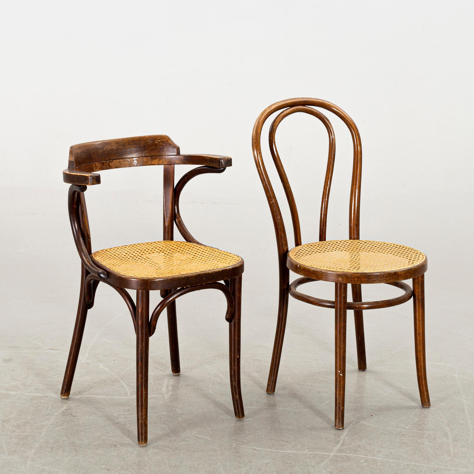 STOLAR 4 st samt KARMSTOLAR 2 st tidigt 1900-tal snarlika.