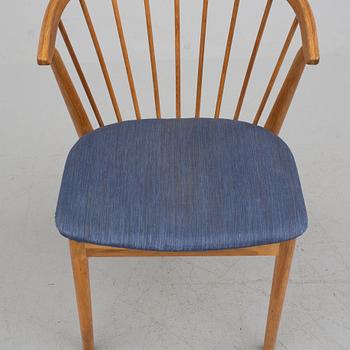 A Helge Sibast oak "No 8" armchair from Sibast Furniture, Danmark, 1950/1960-tal.