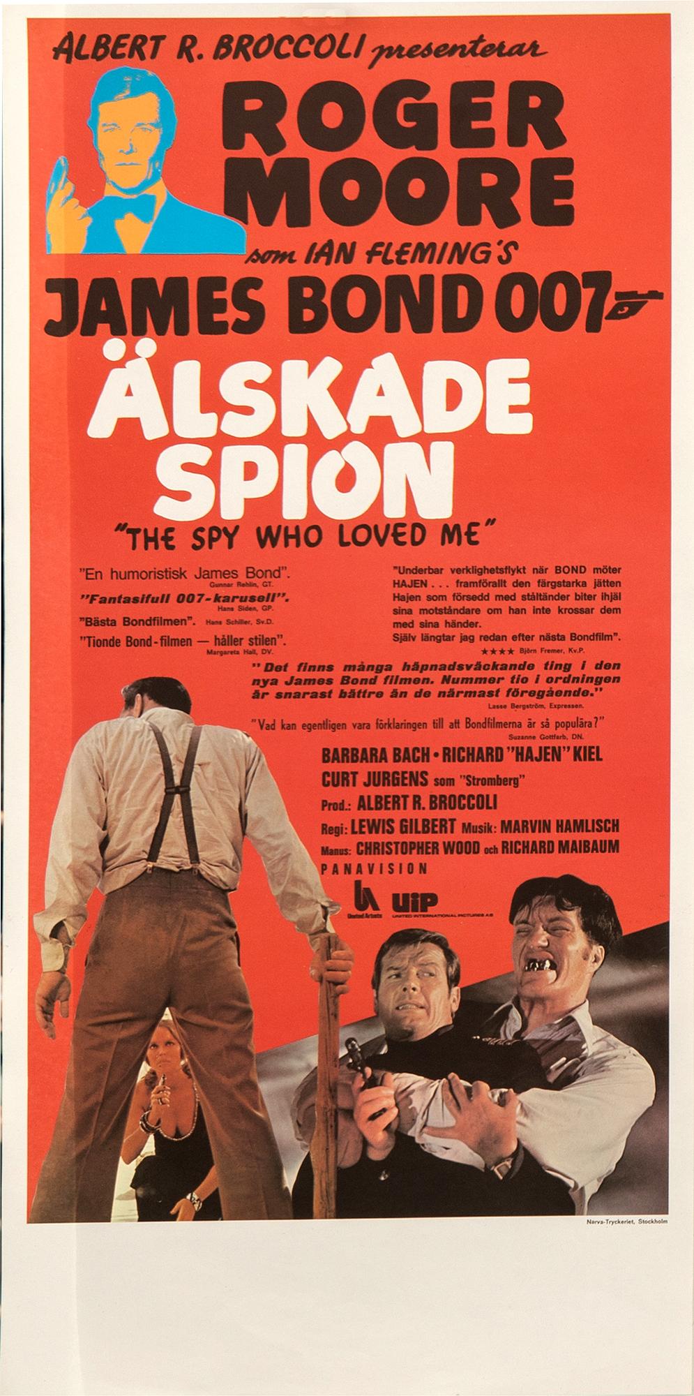 Filmaffischer, 3 st, James Bond.