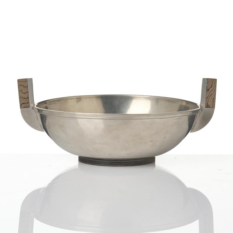 Guldsmedsaktiebolaget (GAB), tobacco jar and bowl, Stockholm, 1930s.