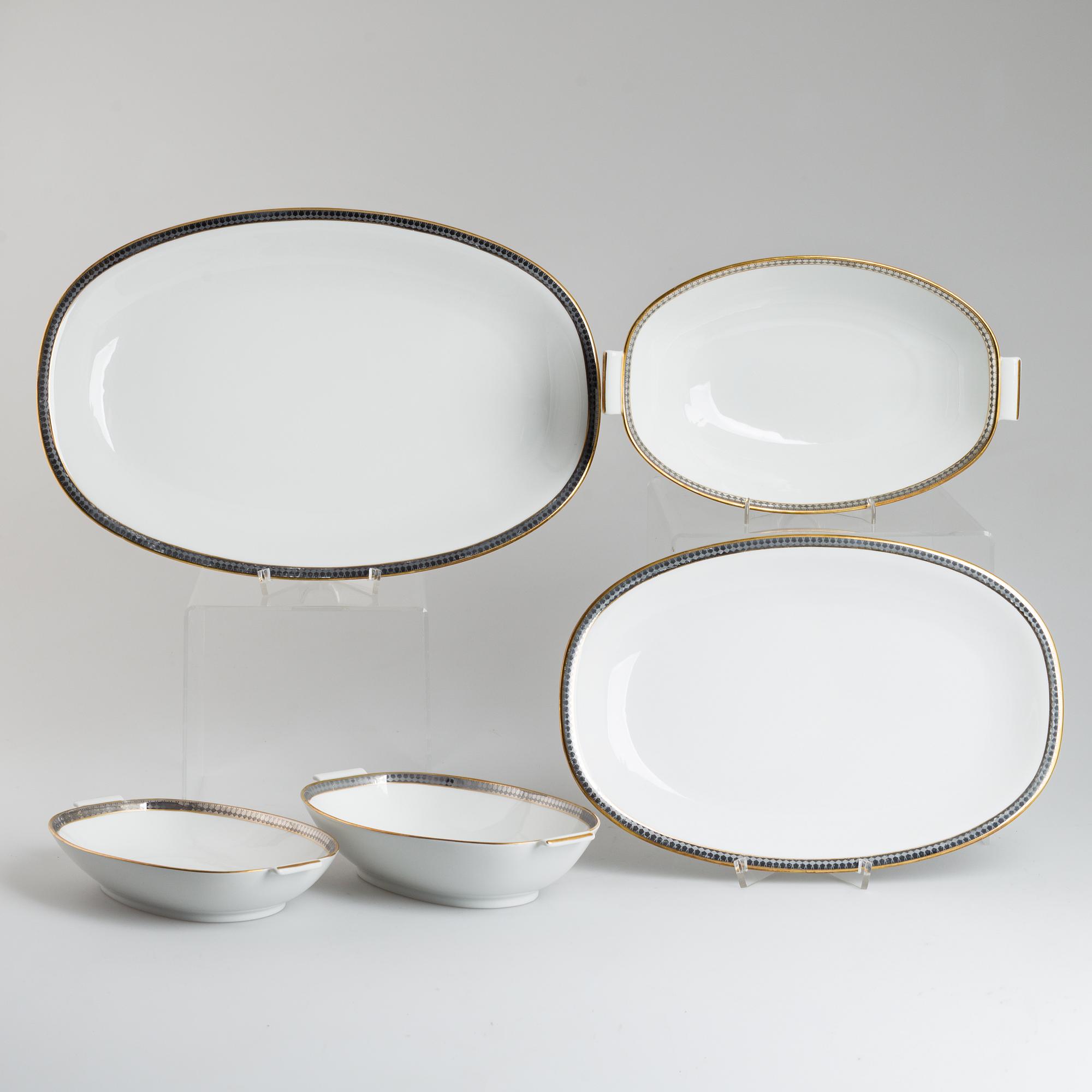 A set of porceline tableware of 73 pcs by.