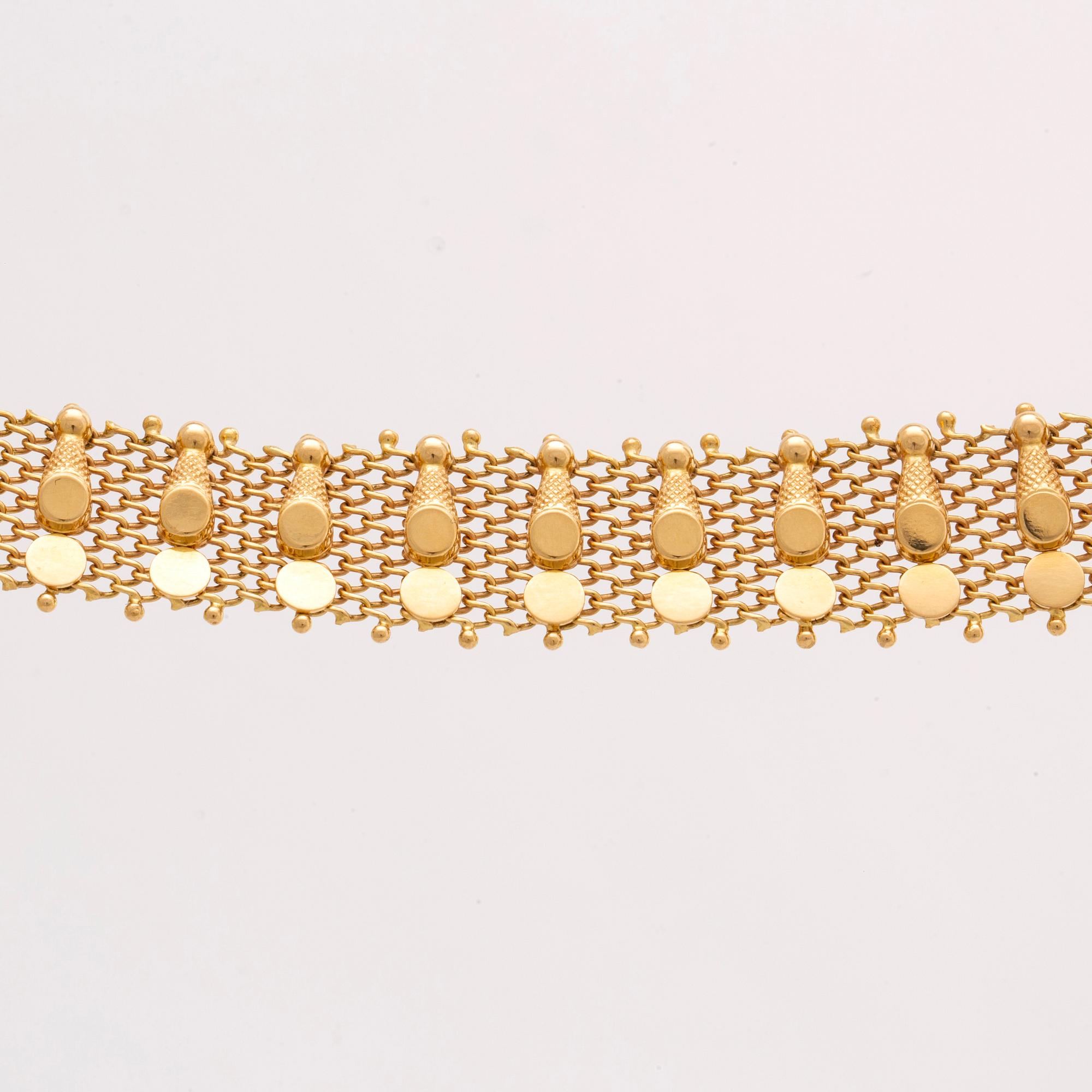 GOLD NECKLACE , Italy, 18K gold, 58,1 g.