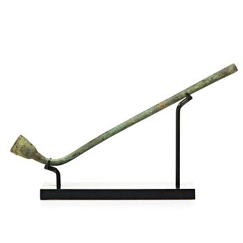 139. A bronze sculpture/pipe, presumably South East Asian.