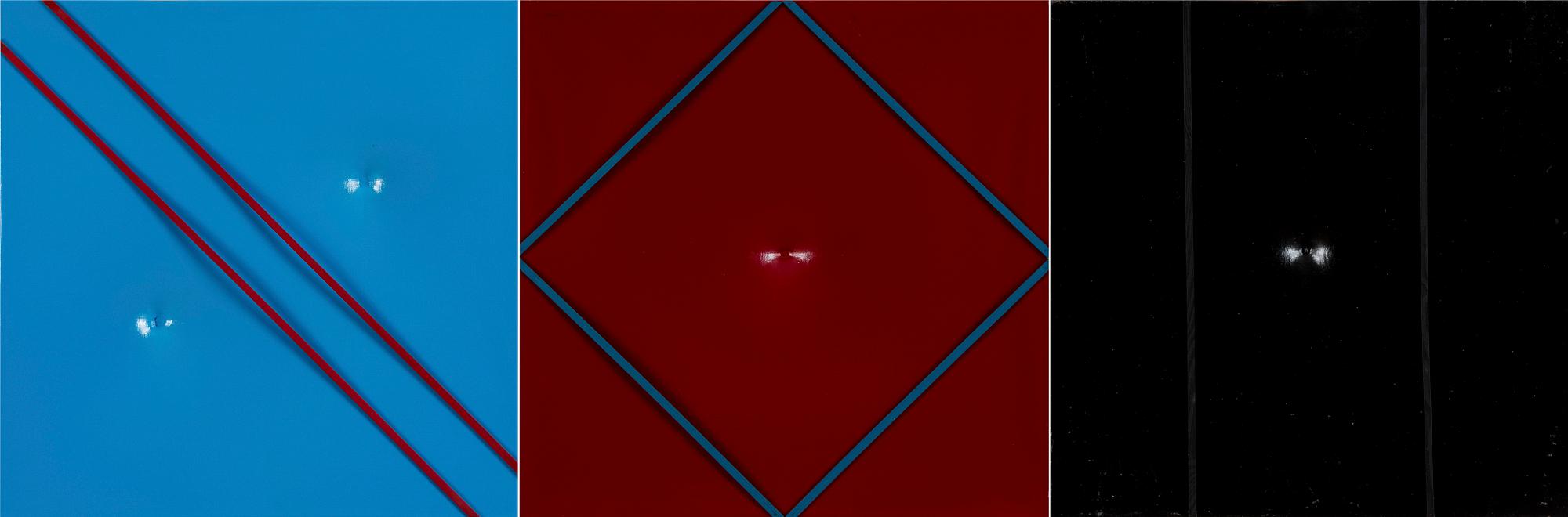MIECZYSLAW WISNIEWSKI, TRIPTYK "SYSTEM AB/7".