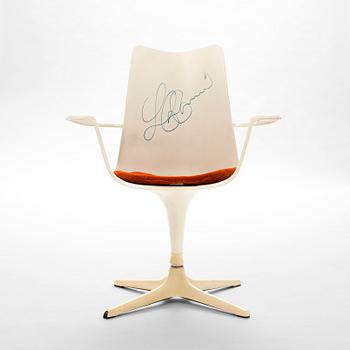 KARMSTOL, "Swivel Chair" Luigi Colani för Lusch, 1971.