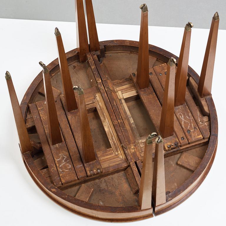 A Swedish 19th century dinner table.