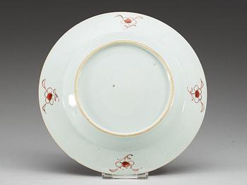 A set of 15 famille rose plates, Qing dynasty, Yongzheng (1723-35).