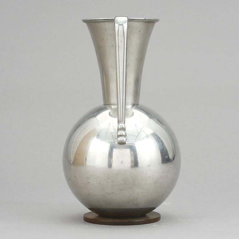 VAS, tenn, art deco, Carl Einar Borgström Ystad metall 1932.