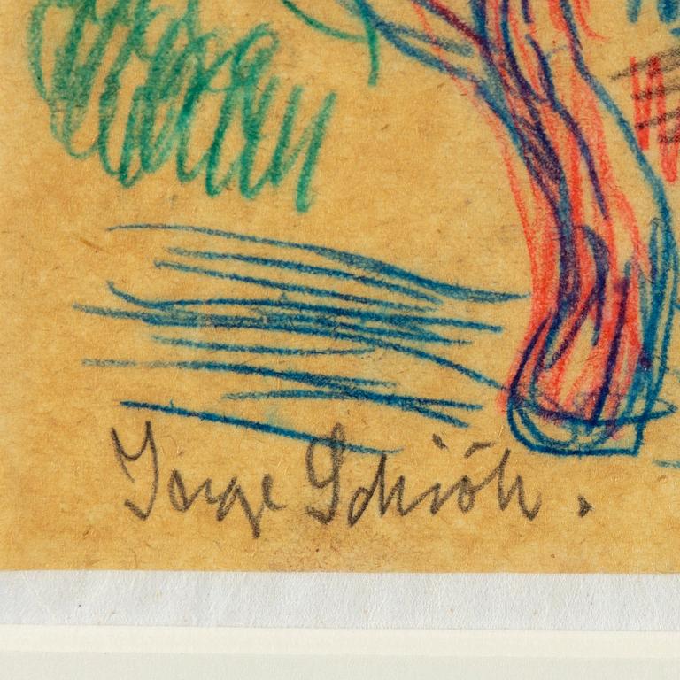 Inge Schiöler, Vindpinat träd.