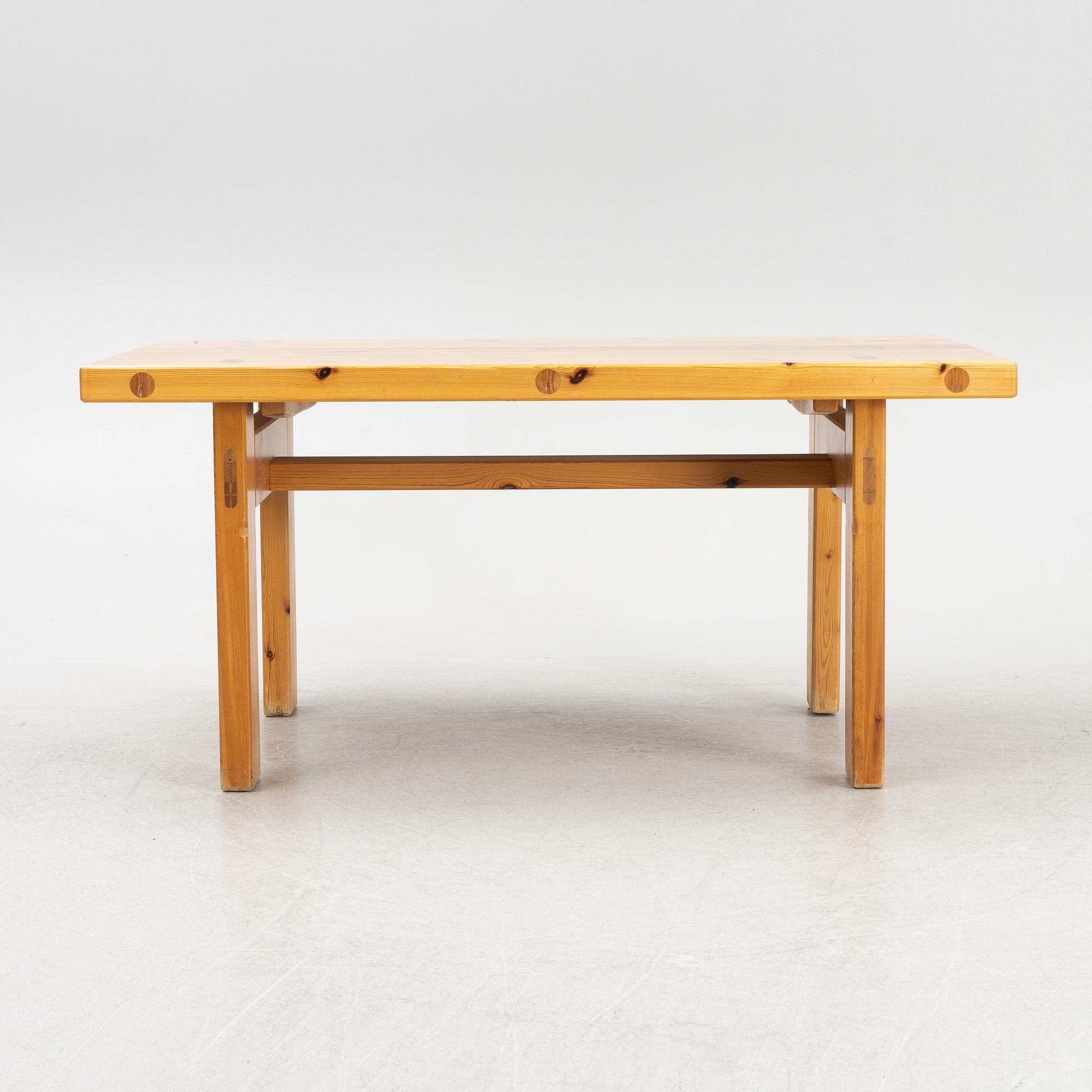 Roland Wilhelmsson, dining table, Ågesta, 1976.