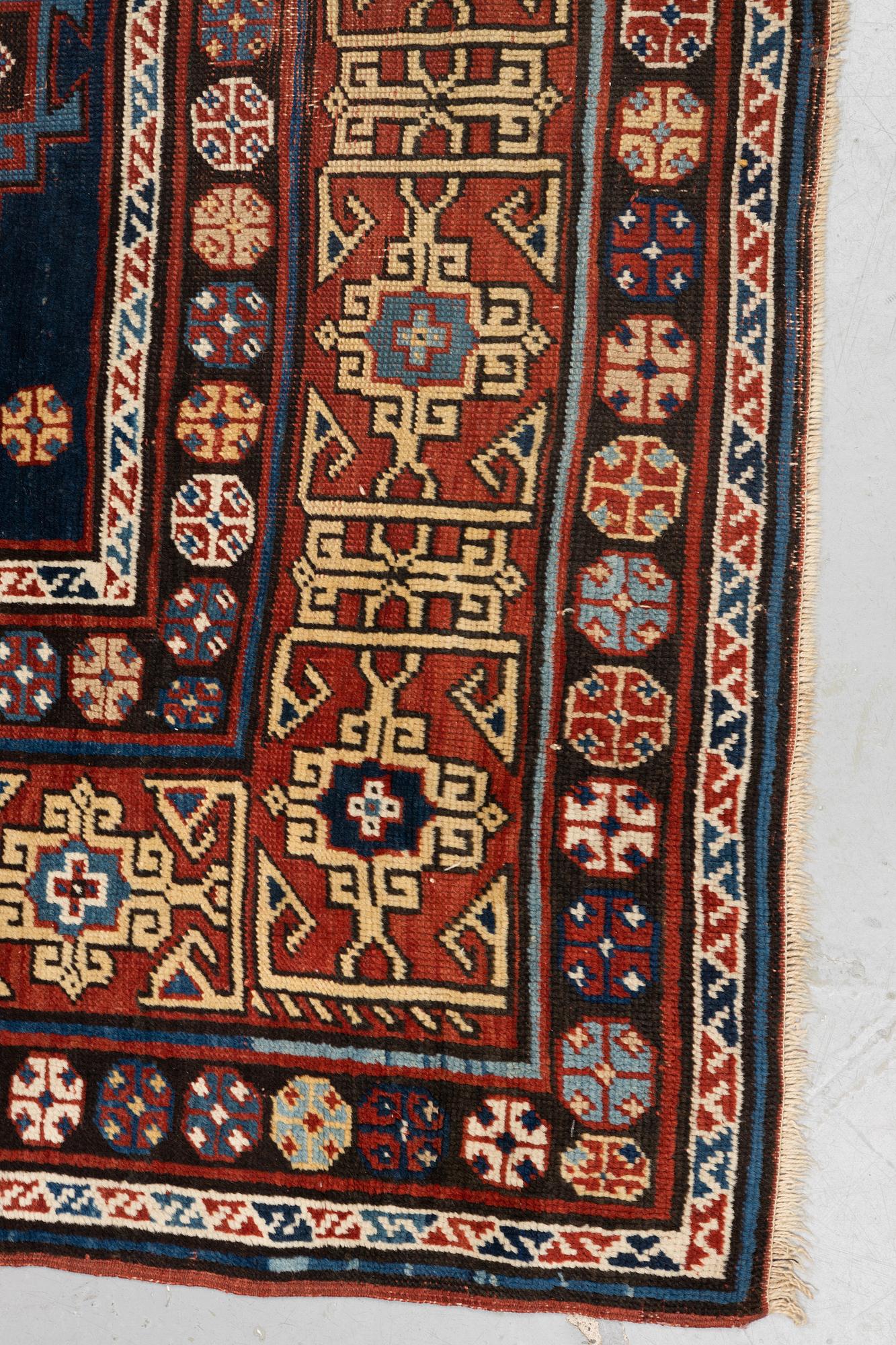 Gallerimatta, Antik Shirvan, sannolikt ca 370 x 140 cm.