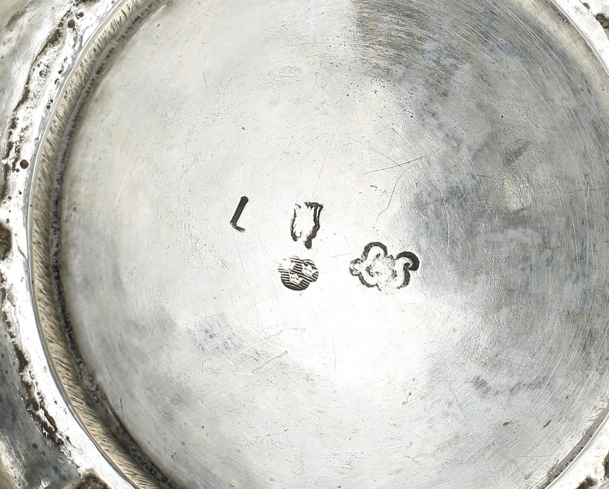 BÄGARE, silver, Lorens Stabeus, Stockholm, 1769. Vikt ca 568g.