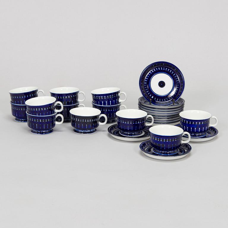 Ulla Procopé, a 58-piece 'Valencia' porcelain tableware set for Arabia, Finland.