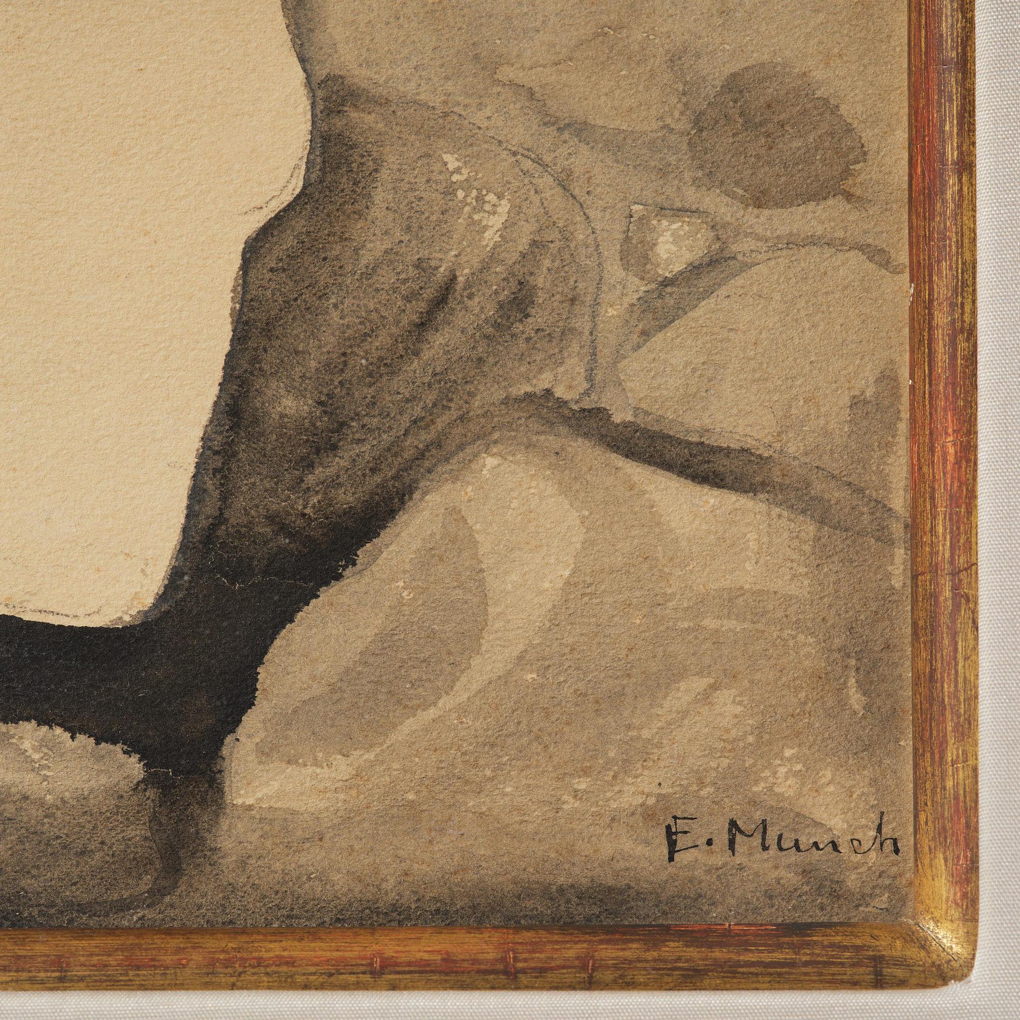 Edvard Munch, "Summer night / Inger on the Beach".