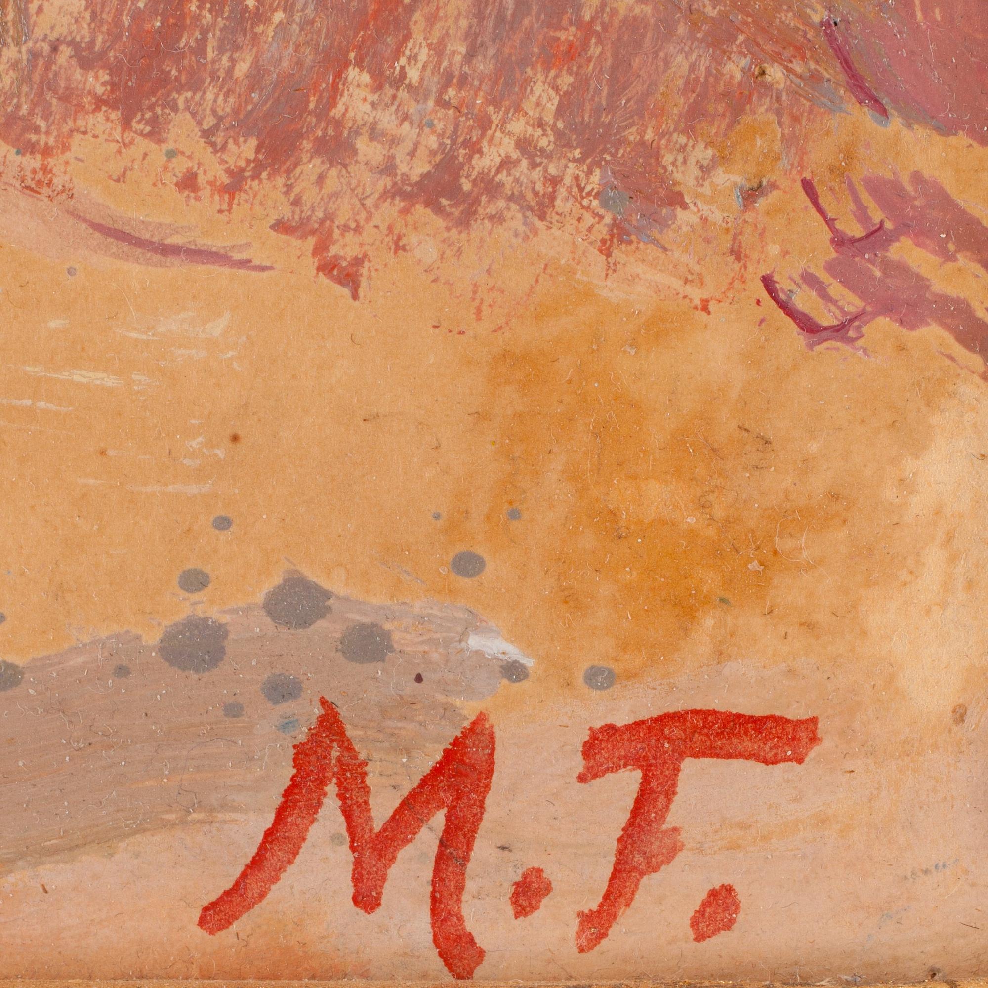 Mollie Faustman, "Flicka med röd hatt".