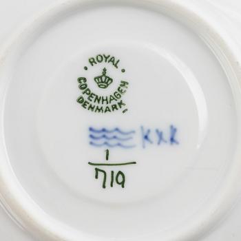 A 38-piece 'Musselmalet' coffee service, Royal Copenhagen, Denmark.