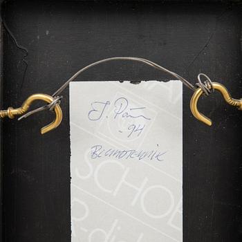 Ilkka Pärn, mixed media on board, signed and dated.