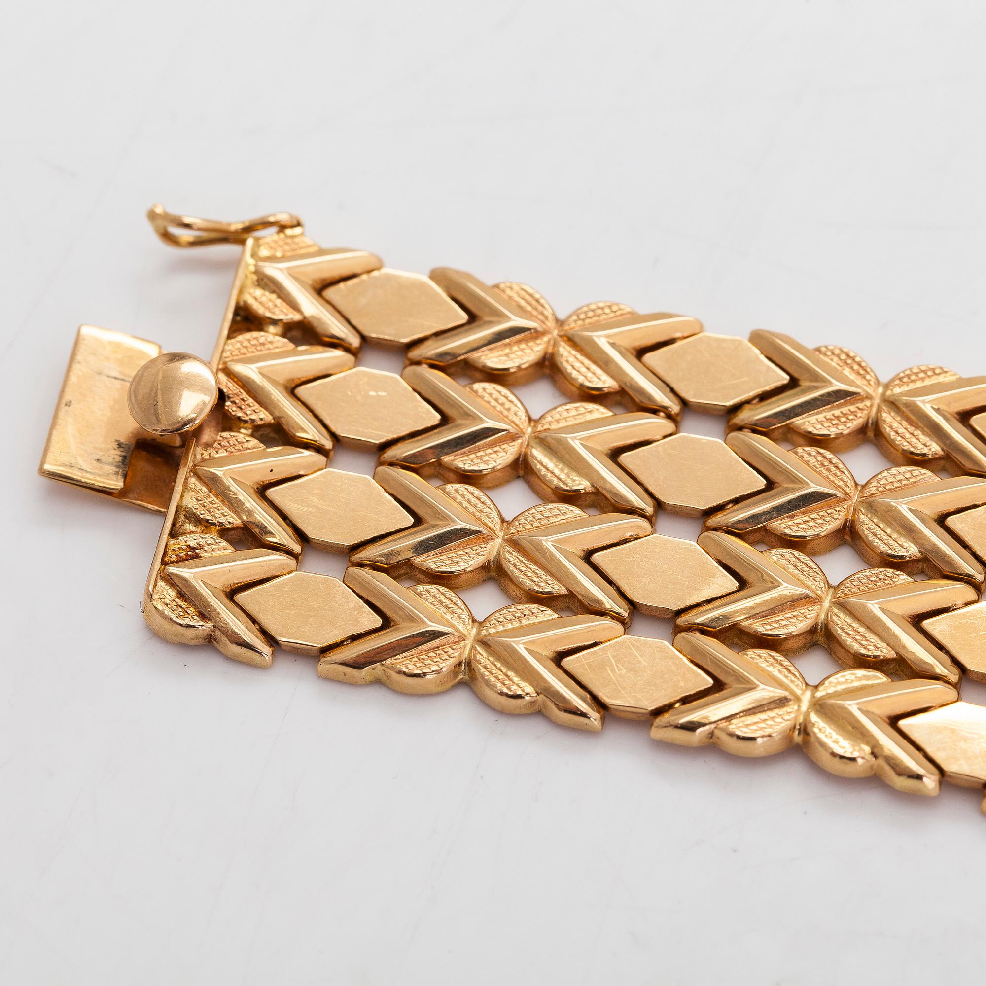 Armband, 18K guld, Italien.