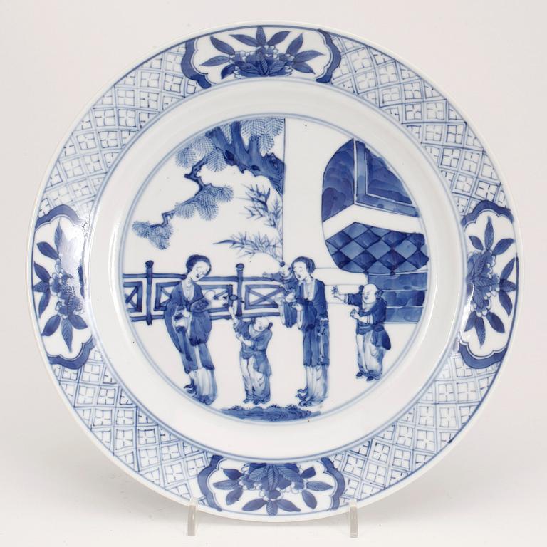 TALLRIK, porslin, Kina, Kangxi.