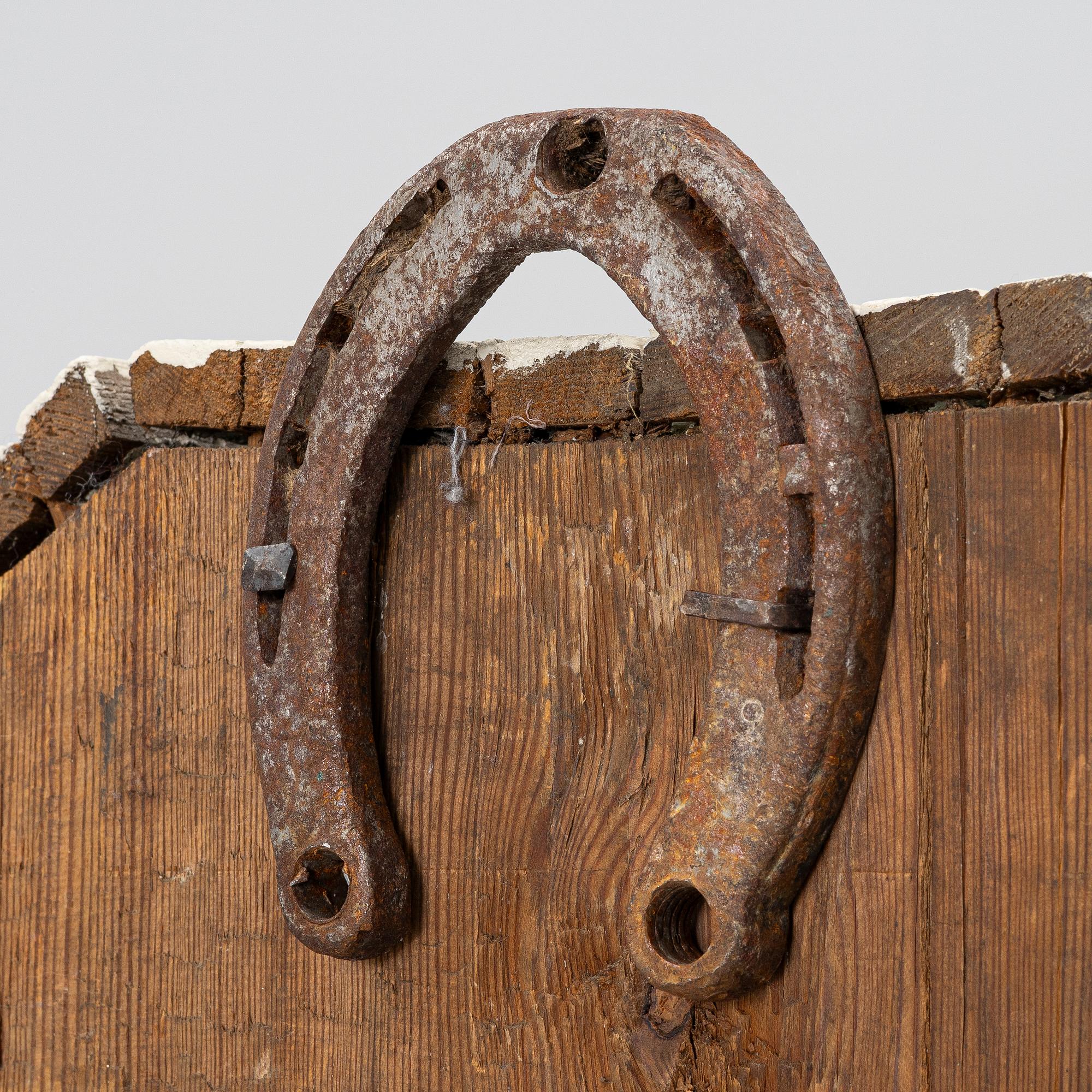 A Swedish rococo hanging cabinet, mid 18th century.