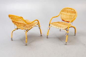Mats Theselius, fåtöljer, ett par, "Nätön", IKEA PS. 2000-tal.
